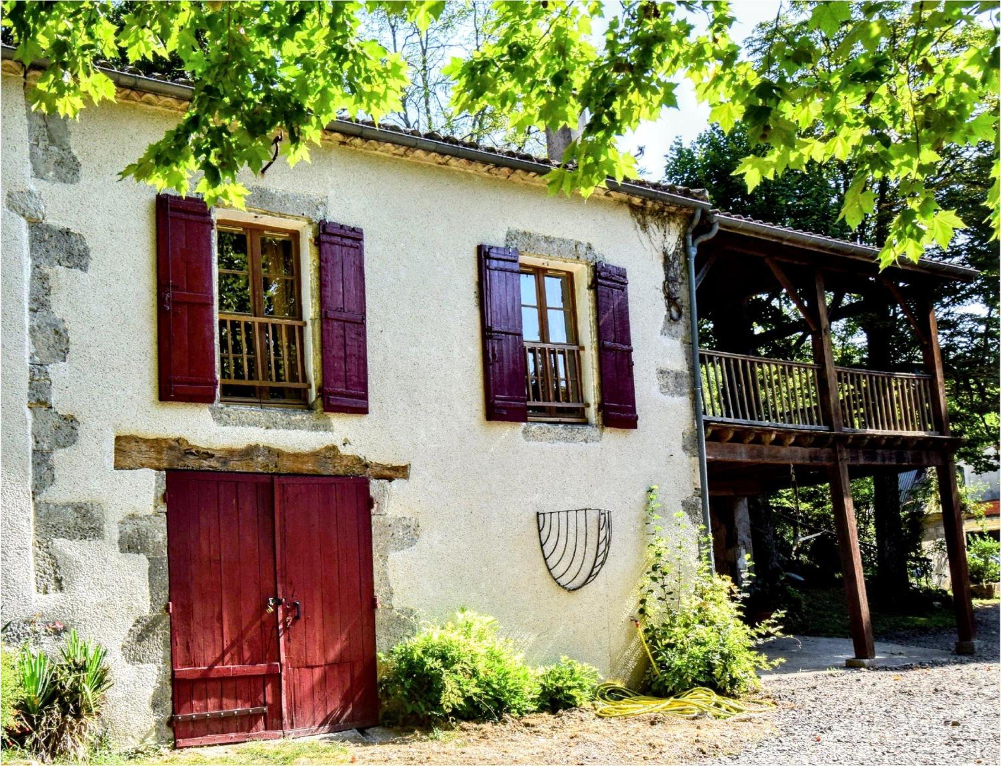 Le Nid - Maison Dans Les Bois Avec Cheminee Et Vue Villa Port-Sainte-Marie Bagian luar foto